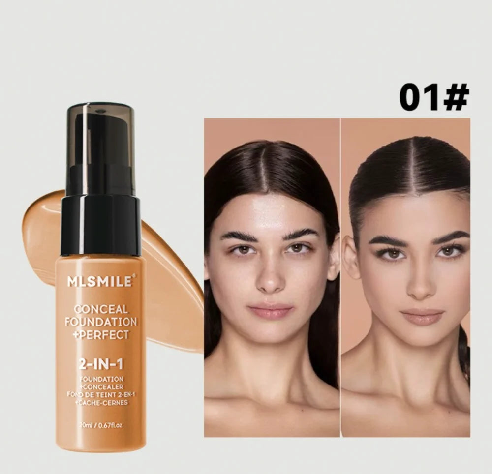 Tidesmit matte liquid foundation for oil control and long-lasting full coverage face makeup texture close-up