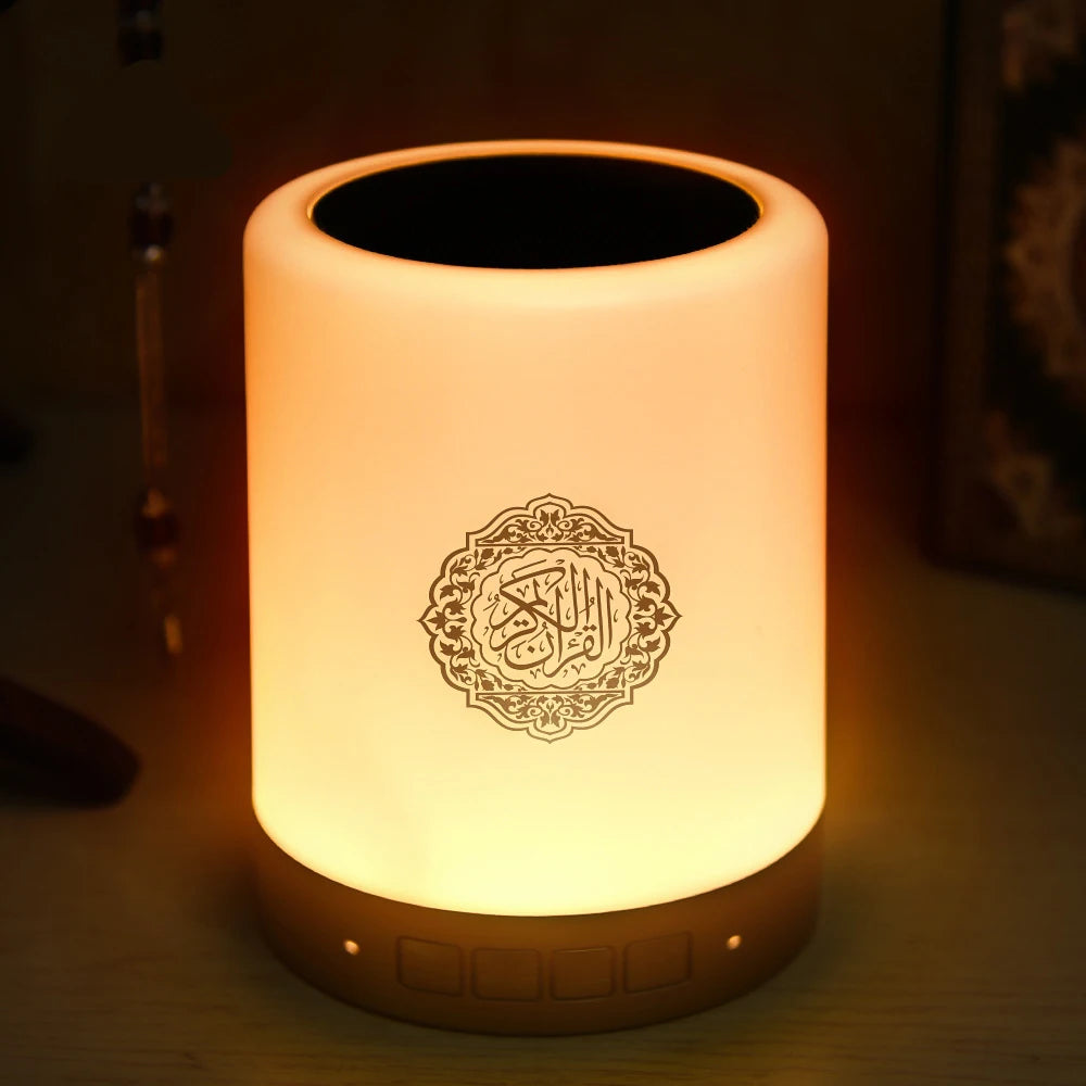 Bright Lamp Quran Islam Arab Muslim Koran Azan Wireless Bluetooth Speaker Portable Night Light Holy Ramadan Islamic Arabic Mp3