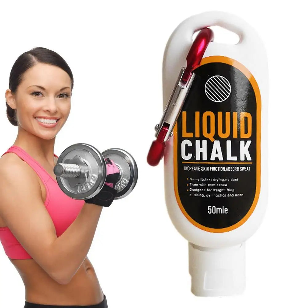 30/50/100ml Sports Liquid Magnesium Powder Fitness Lifting Anti Slip Cream Grip Liquid Magnesium For Indoor Rock Climbing Gym