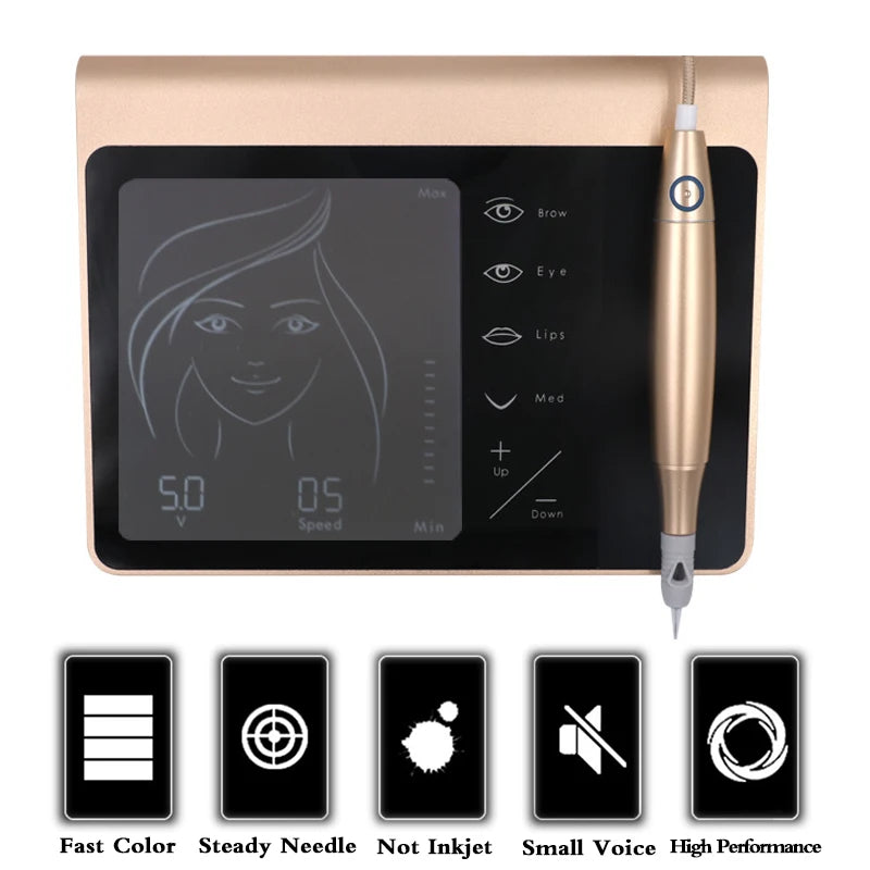 Permanent Makeup Machine Kit: Precision PMU Device for Eyebrows & Lips Permanent Makeup Machines Tidesmit