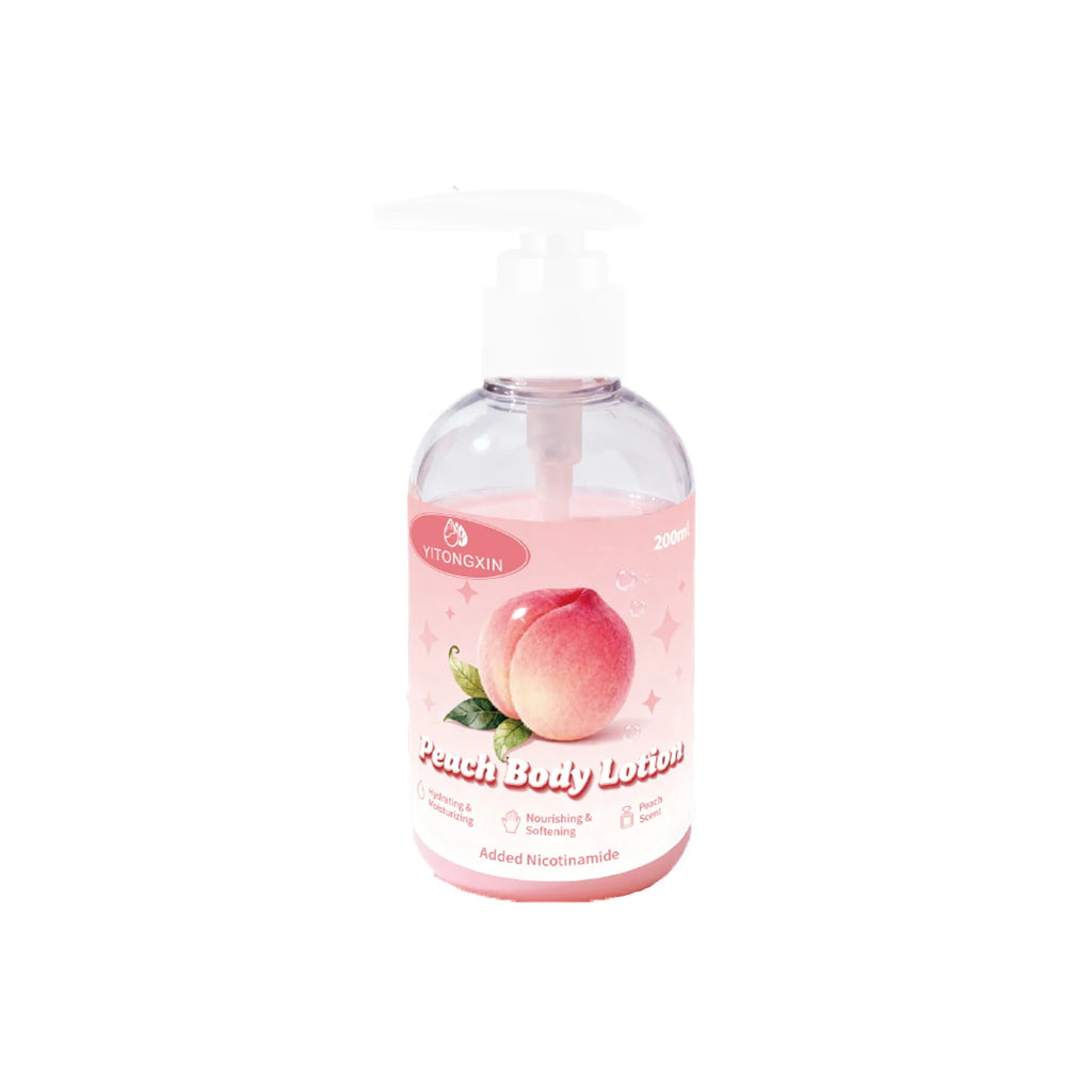 Peach Niacinamide Body Lotion, Fruity Fragrance, Hydrates And Moisturizes The Skin, Smooth And Easily Absorbed