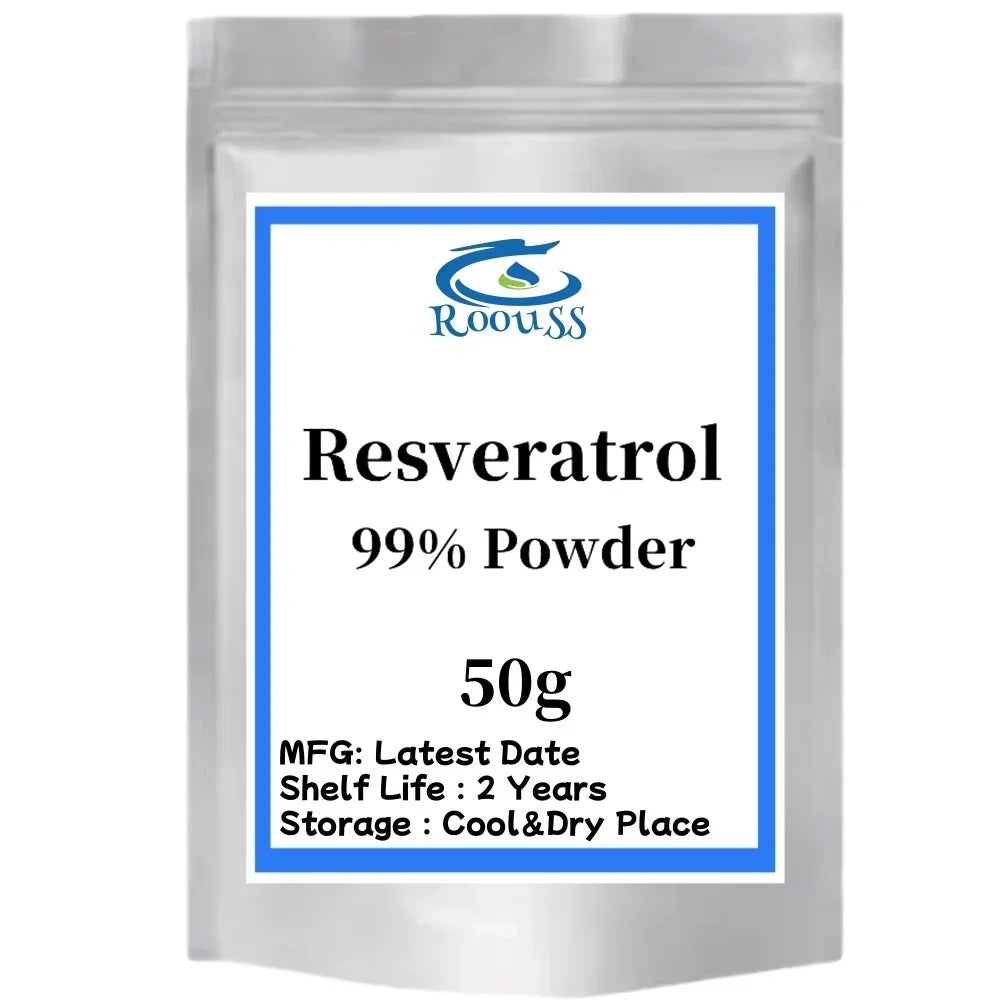 Resveratrol Powder skin care body makeup Anti Aging and Antioxidant free shipping