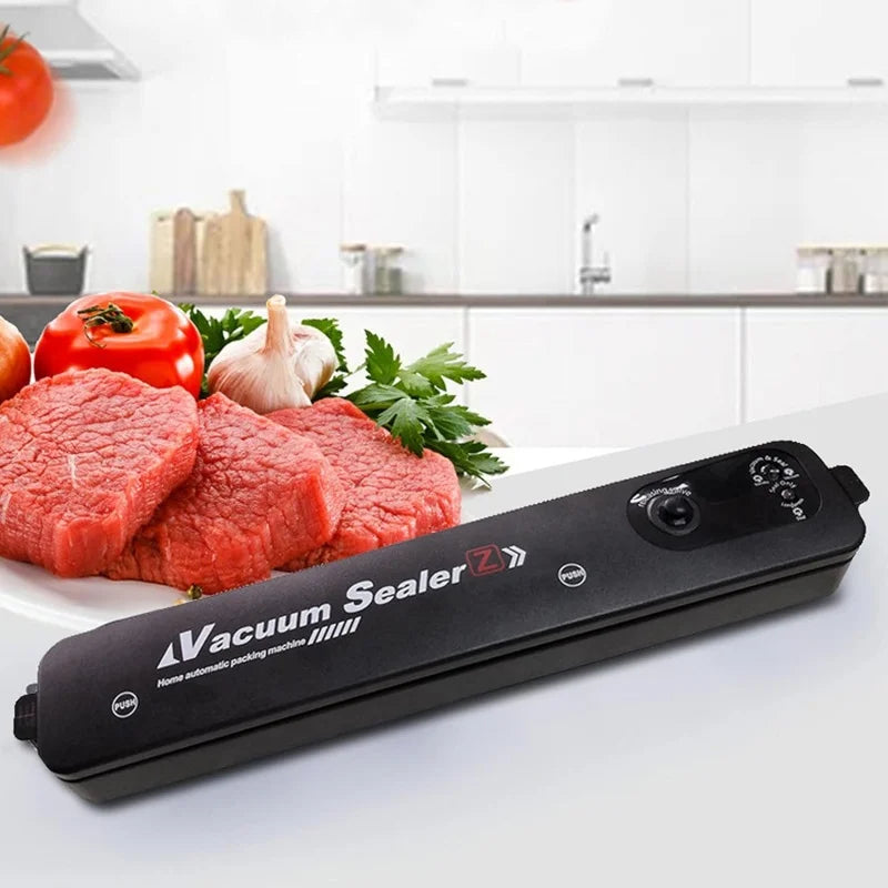 2 In 1 Food Vacuum Sealer Dry Wet Packaging Machine Automatic Air Sealing Mini Compact For Food Storage Saver Kitchen Tool