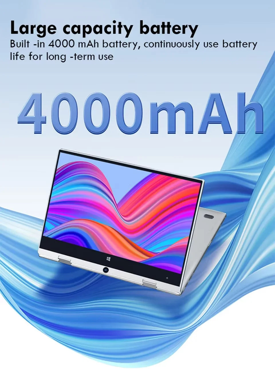 Touch Screen Notebook Portable 2 in 1 Laptop Computer Intel Core i7-8500Y / N4020 11.6 Inch Windows 11 Pro Tablet PC Computer