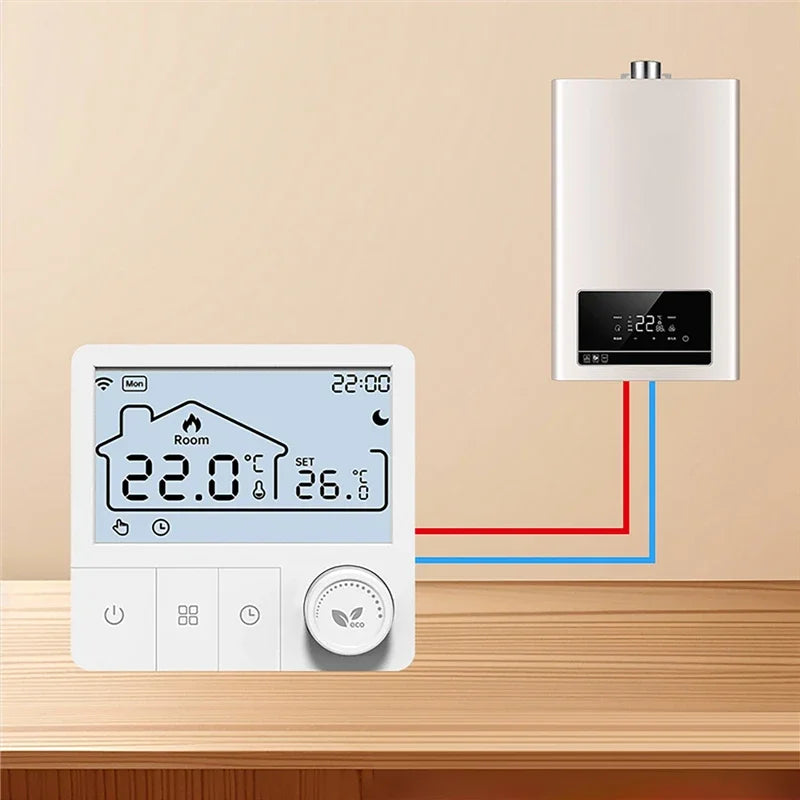 Tuya Smart Home Wifi Heating Thermostat Wireless Automatic Thermostat Wifi Thermostat Temperature Controller Alexa Google Home