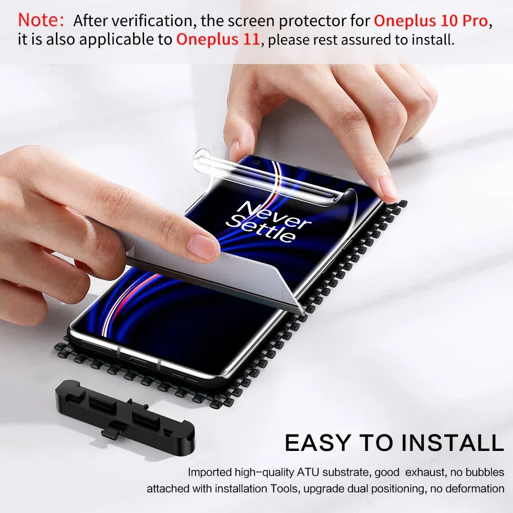 OnePlus 13 Screen Protector - HD Hydrogel Anti-Scratch Film (2 Pack) Tidesmit