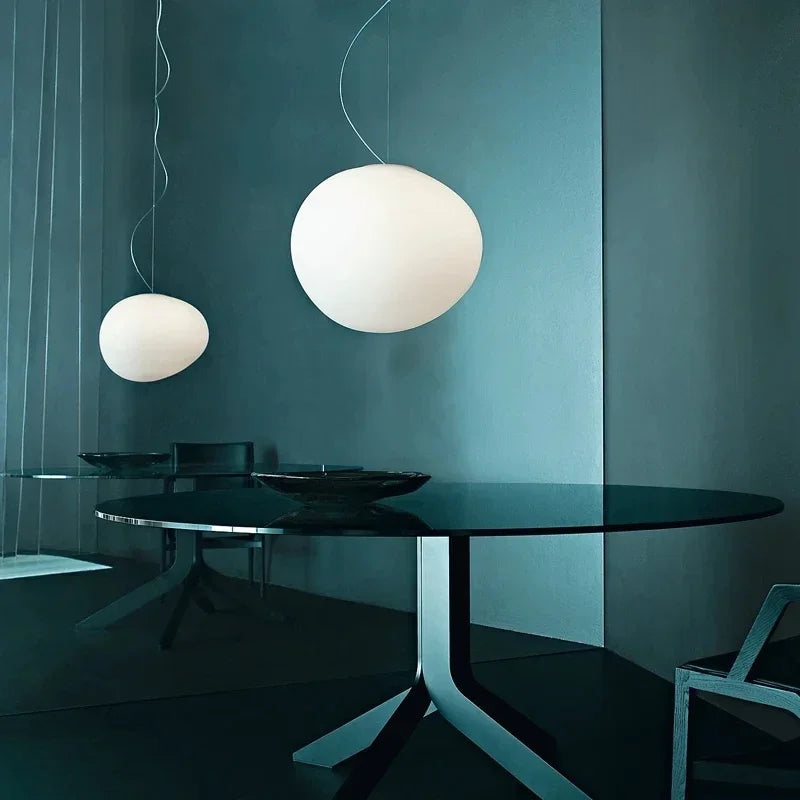 Irregular Glass Ball Pendant Light - Modern Minimalist Ceiling Chandelier Tidesmit