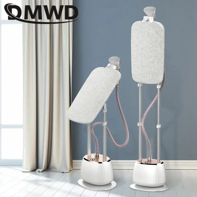 Tidesmit 2-in-1 garment steamer with adjustable 10-gear settings and ironing board for vertical and flat steaming.