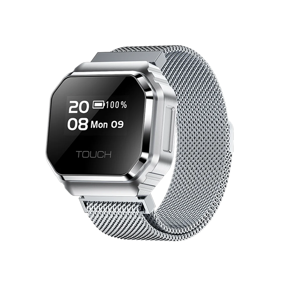Smart Health Ring: Waterproof Heart Rate & Sleep Monitor Silver Tidesmit