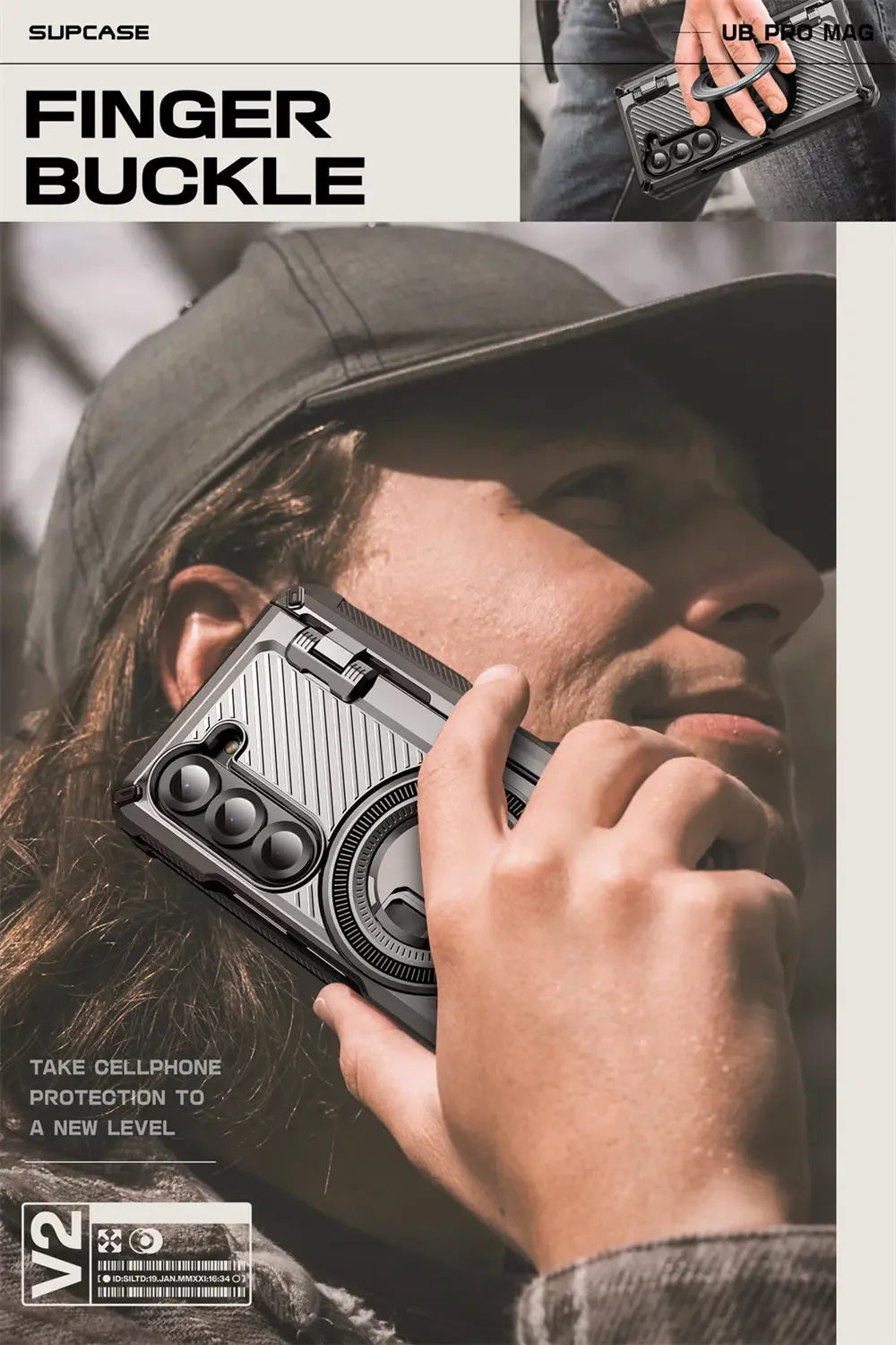 Samsung Galaxy Z Fold 6 Rugged Case with Screen Protector Tidesmit