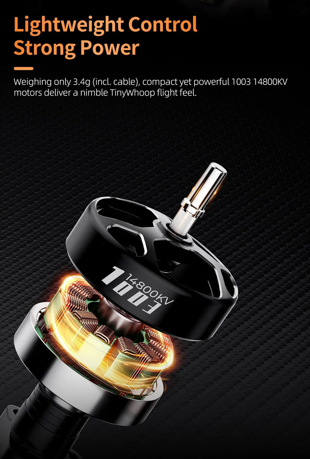 DarkStar16 O4 Pro TinyWhoop | Lightweight 2S FPV Camera Drone Tidesmit