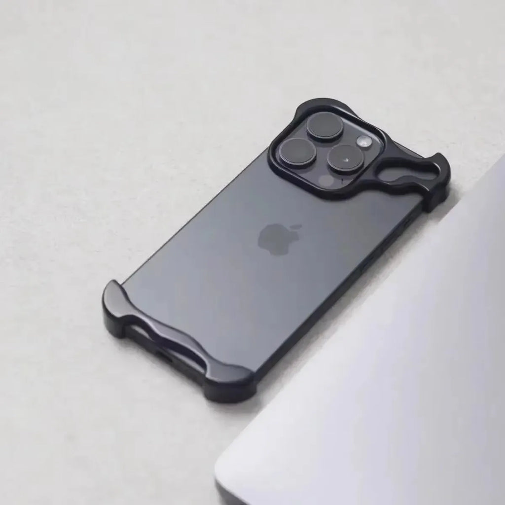 iPhone 16 Pro Metal Bumper Case | Aluminum Alloy Shock-Absorbing Cover Tidesmit
