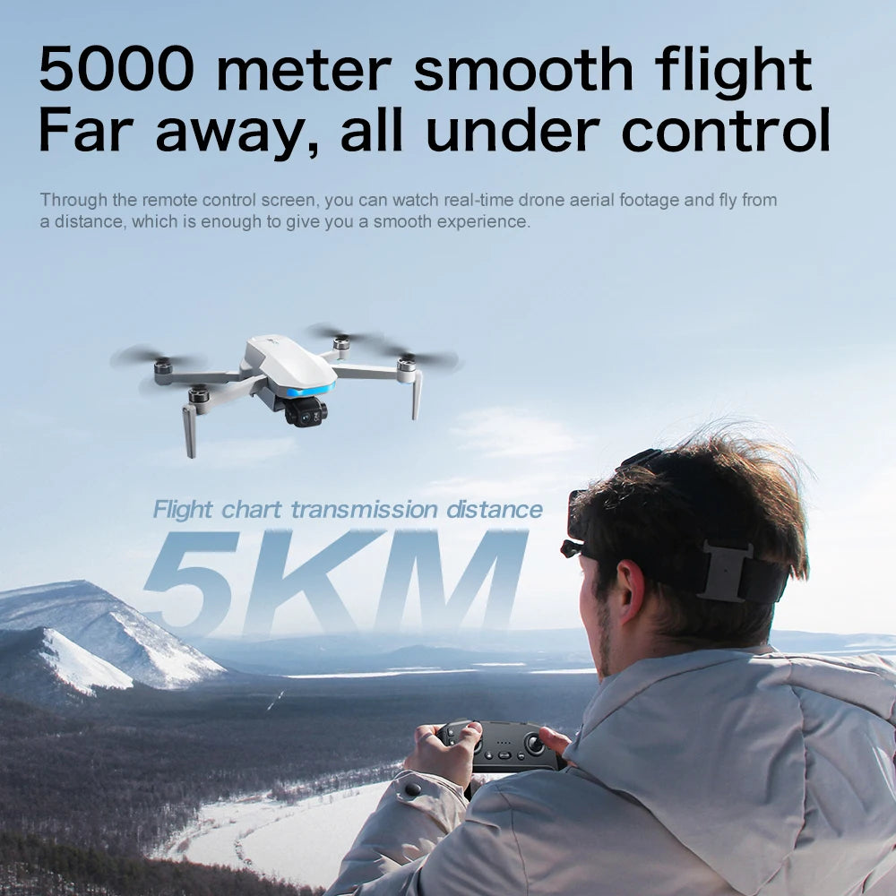 4K Camera Drone with 3-Axis Gimbal GPS Quadcopter - Tidesmit Tidesmit