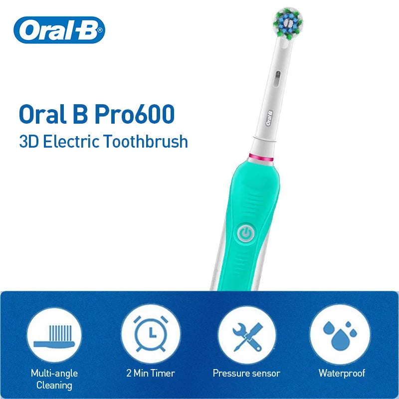 Oral B Sonic Electric Toothbrush PRO4000 RPO600 D12 Vitality Rotating Tooth Brush for Adults Oral Cares Rechargeable Waterproof