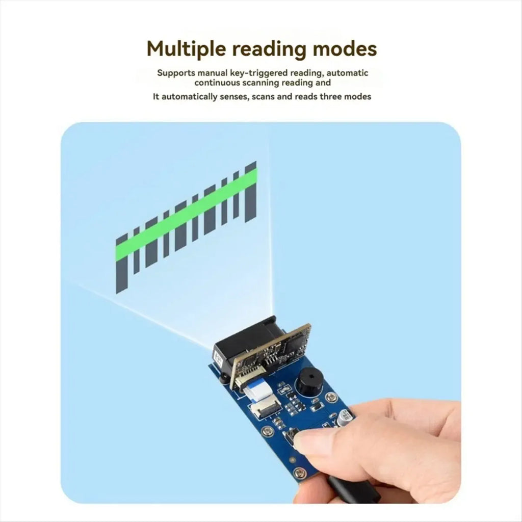 Punctual- Barcode Scanner Module 2D Scanner Module Barcode/QR Code Reader for DPM DotCode DM Code Reading