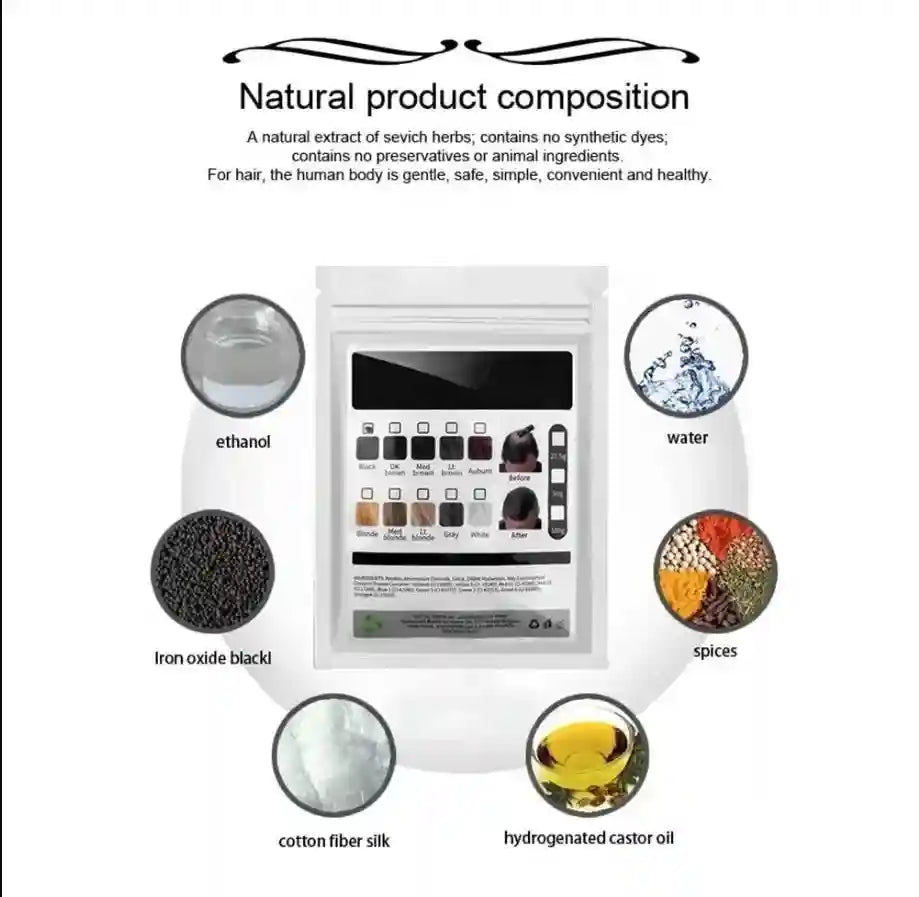 Hair Building Fibers 100g - Instant Keratin Powder for Thicker Hair Lip Care Tidesmit