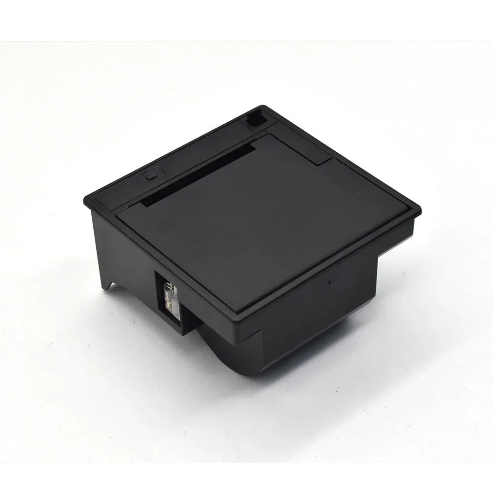 58mm Embedded Thermal Label & Receipt Barcode Printer Black and White Panel Serial Printer Module with Serial Auto Cutter