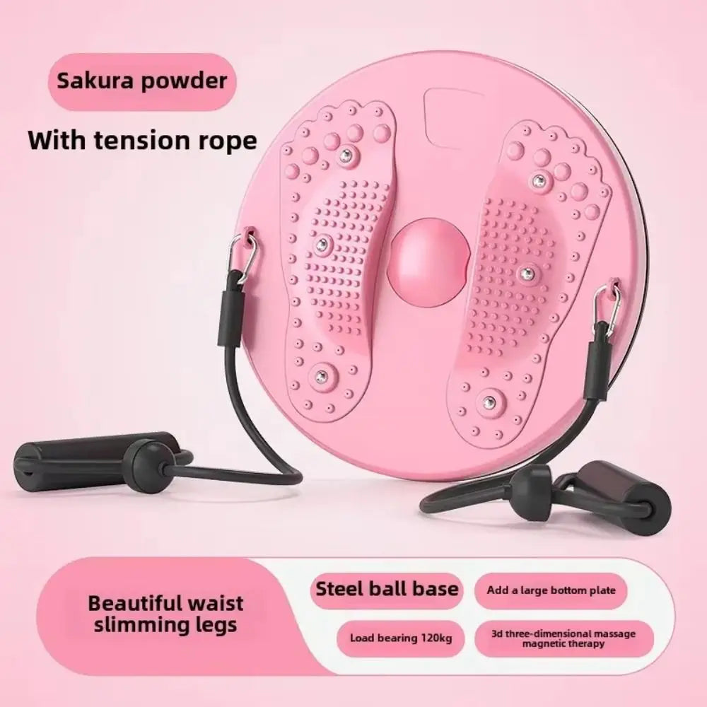 Magnetic Waist Twisting Disc with Resistance Bands - Tidesmit Body Shaping Massage Equipment Tidesmit