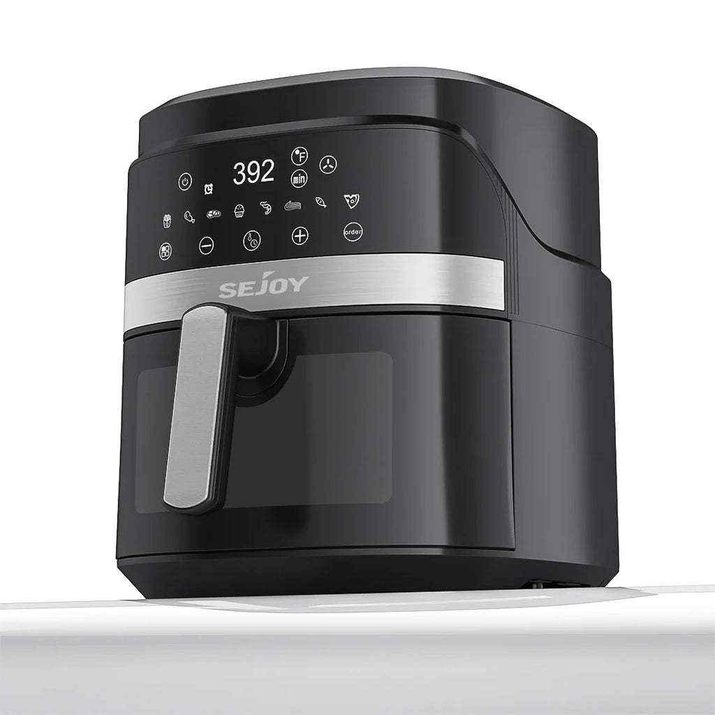8-in-1 Air Fryer 6 Qt, Premium Ceramic Coating,Precise Heating for Even Results, Air Fry, Roast, Bake, Broil,Frozen, Proof,120V