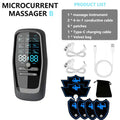 Electric EMS Muscle Stimulator: Portable Deep Tissue Recovery Device Massage Roller Set-A Tidesmit
