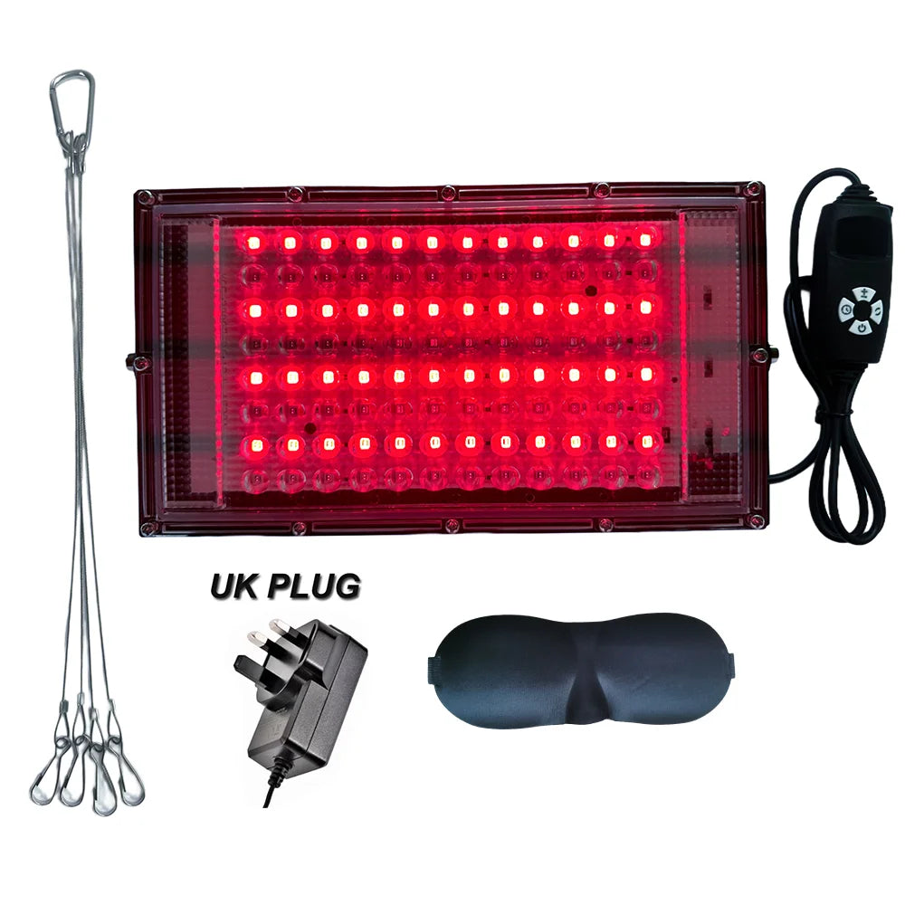 660nm&850nmRed Light Therapy Lamp LED Infrared Light Therapy Near Infrared Light Device Full Body Pain Relief Skin Care Device