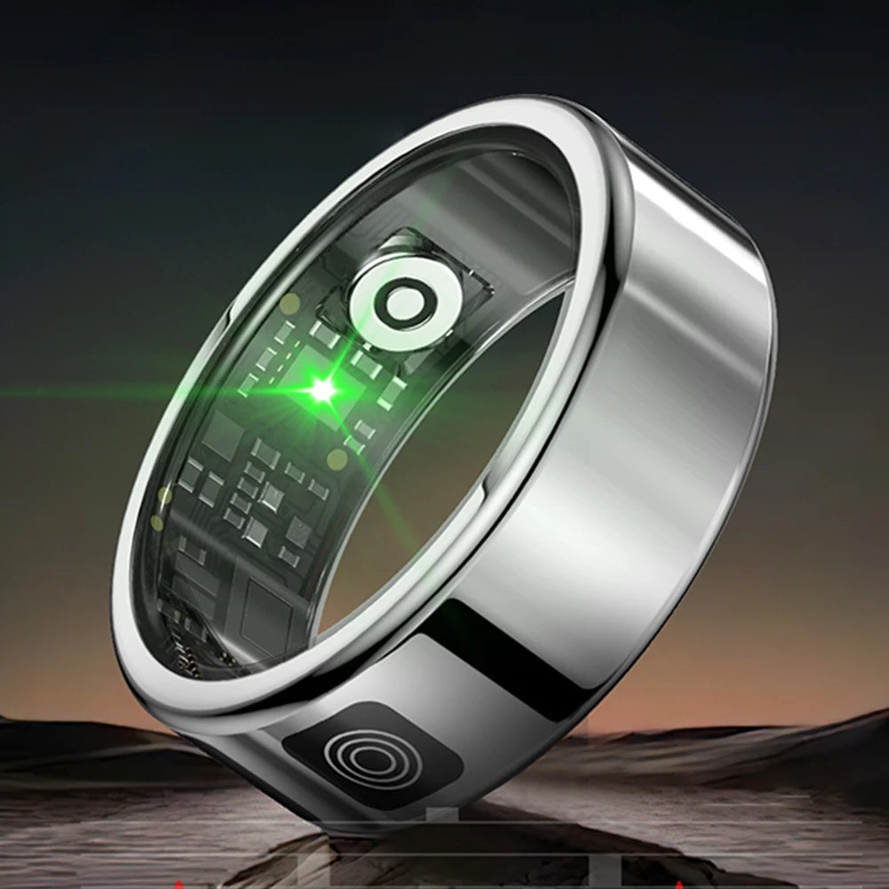 Smart Health Ring Fitness Tracker | Heart Rate & Blood Oxygen Monitor Tidesmit