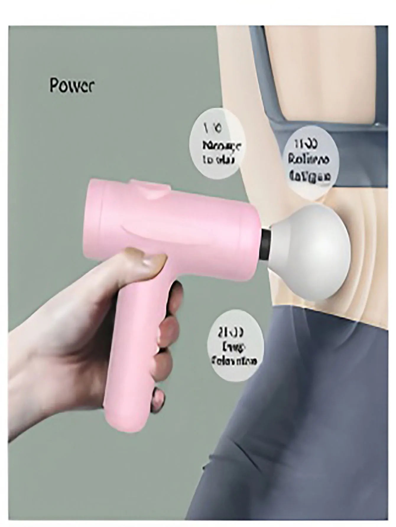 Fascia Gun Deep Tissue Muscle Massager - Rechargeable Recovery Tool Fascia Gun Tidesmit