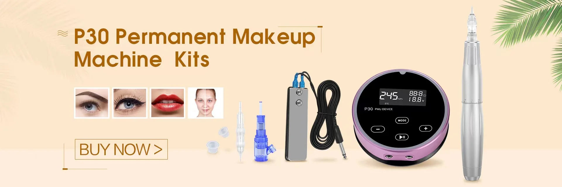 Permanent Makeup Tattoo Cartridges - Professional Rotary PMU Needles Permanent Makeup Machines Tidesmit