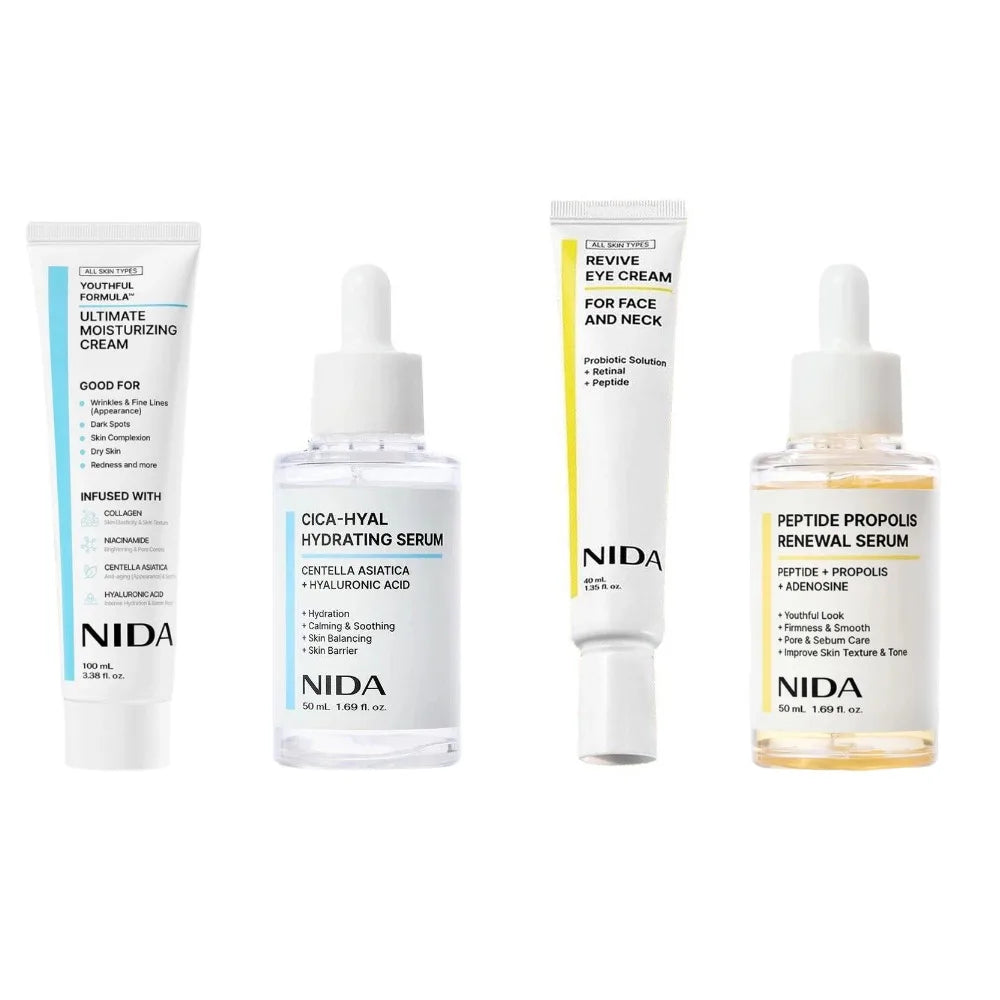 NIDA 100mL Face Moisturizer With Collagen Niacinamide For Brightening Skin Appearance Daily Nourishing Cream For All Skin 1PCS