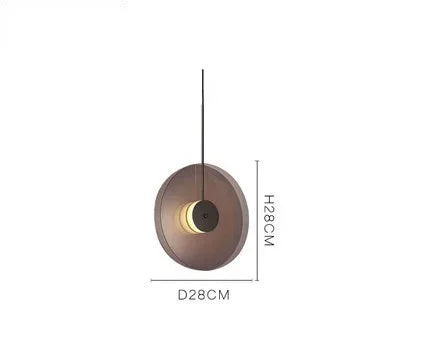 Nordic Minimalist Chandelier Pendant Light | Modern LED Decor S 28CM vertical China Mainland Tidesmit