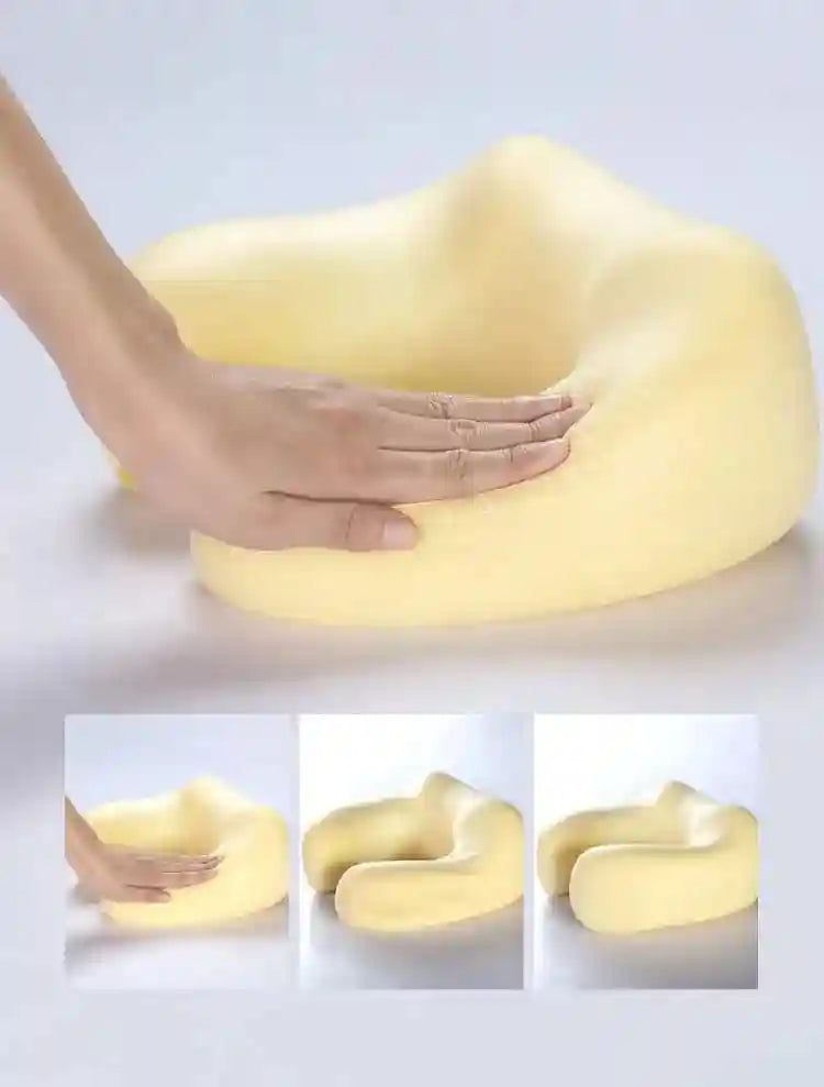 Portable Neck Massager Pillow | U-Shaped Cervical Support with Heat Massage Roller Tidesmit