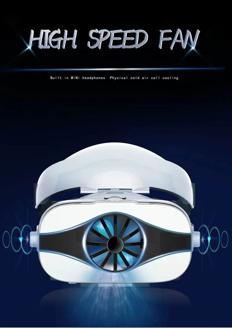 VR Headset for Smartphone – 3D Immersive Glasses with Spatial Audio Tidesmit