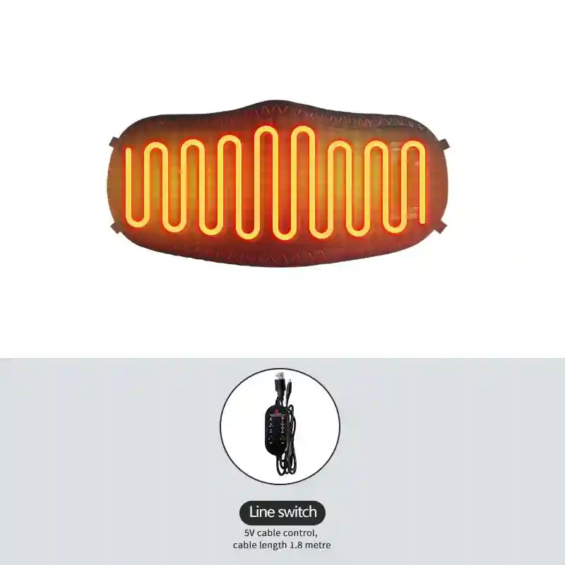 Electric Nasal Heating Pad & Vibration Massager for Sinus Comfort Massage Cushion 5V-Heating Tidesmit