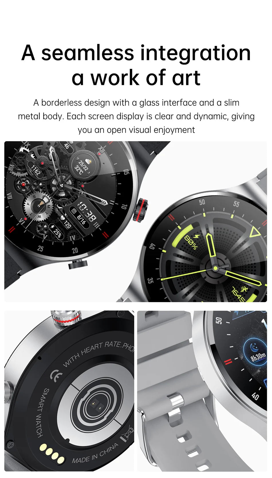 GPS ECG+PPG Bluetooth Call Smart Watch Men 2026 Sports Bracelet NFC Waterproof Custom Watch Face Men SmartWatch For IOS Android
