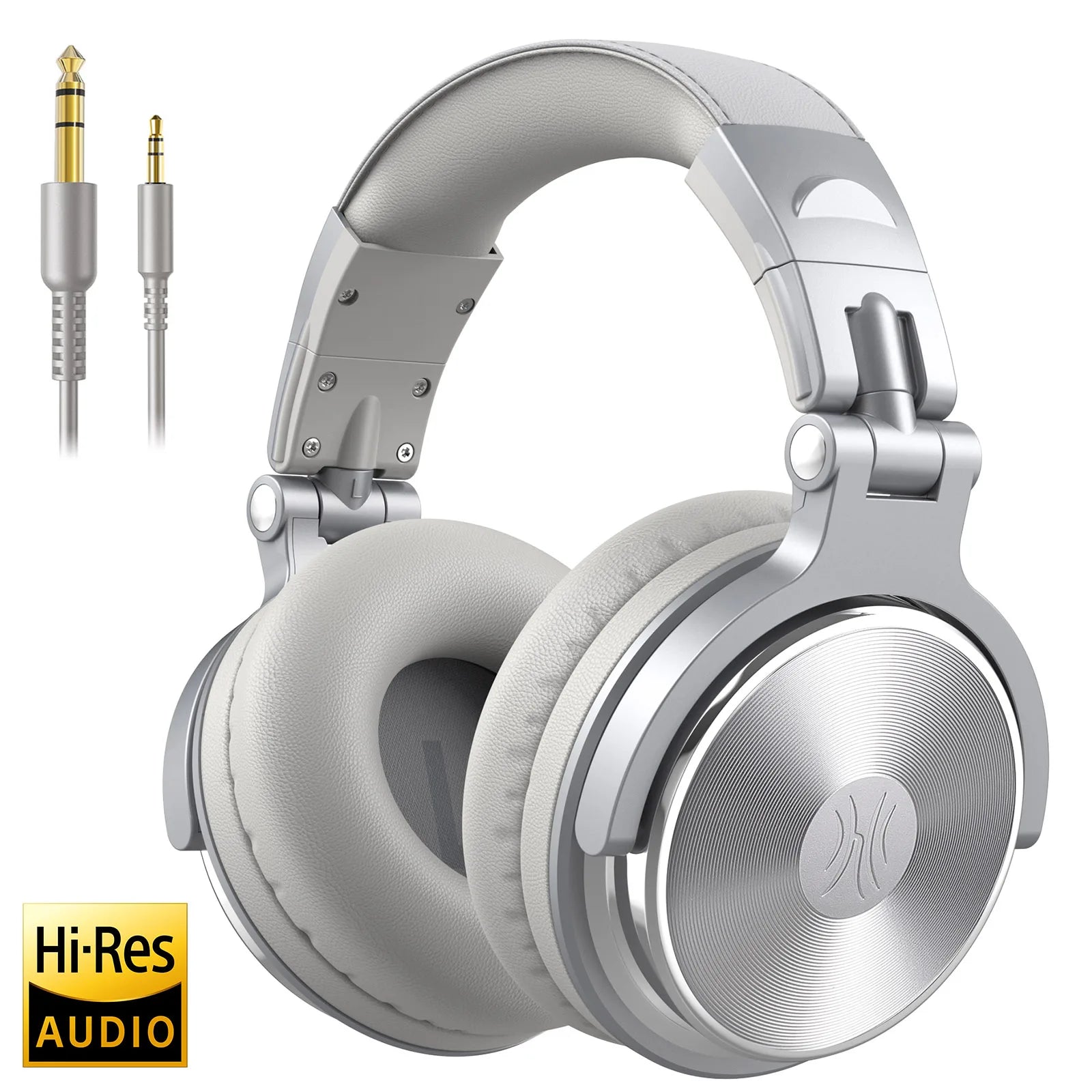 Studio Monitor Wired Headphones - High-Res Audio Pro-10/50 Series Pro-10-Silver-Gray Tidesmit
