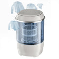 Tidesmit semi-automatic mini washing machine for baby clothes and underwear in a compact white laundry appliance design