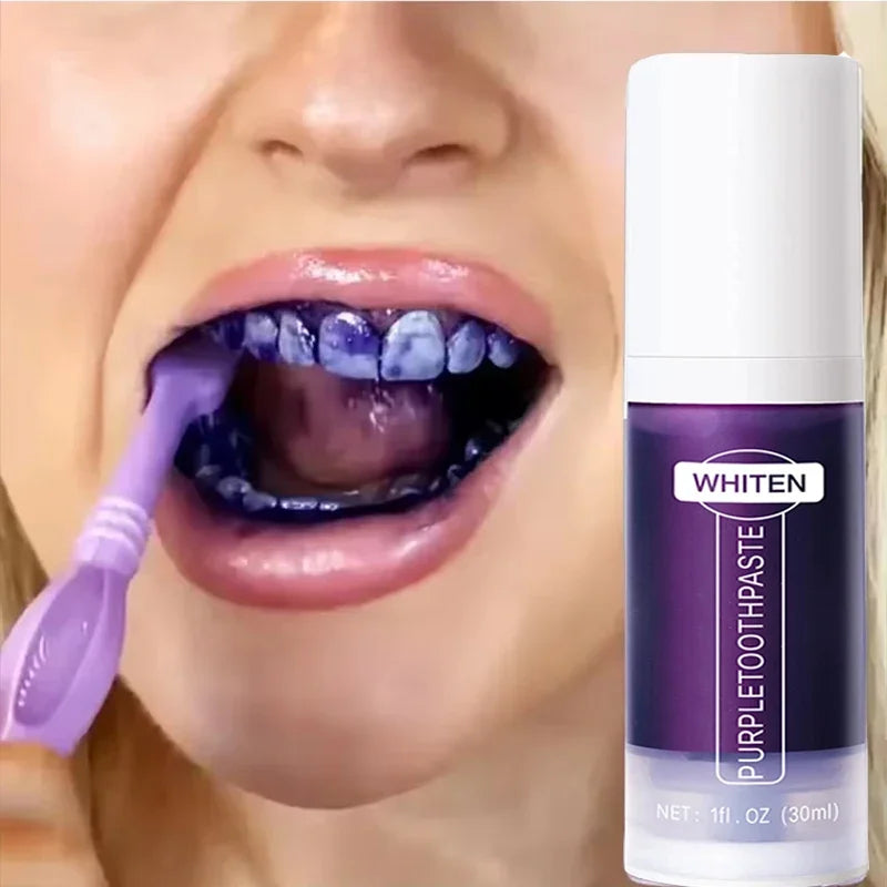 Tidesmit 5D teeth whitening toothpaste and stain remover tool for fresh breath and oral hygiene.