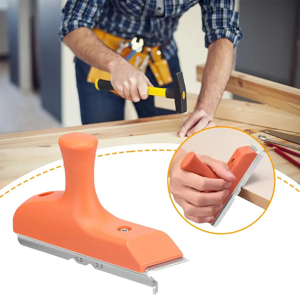 Right Angle/arc Universal Trimming Knife Woodworking 3-in-1 Edge Deburring Scraper Precision Wood Board Mini Chamferer Tools