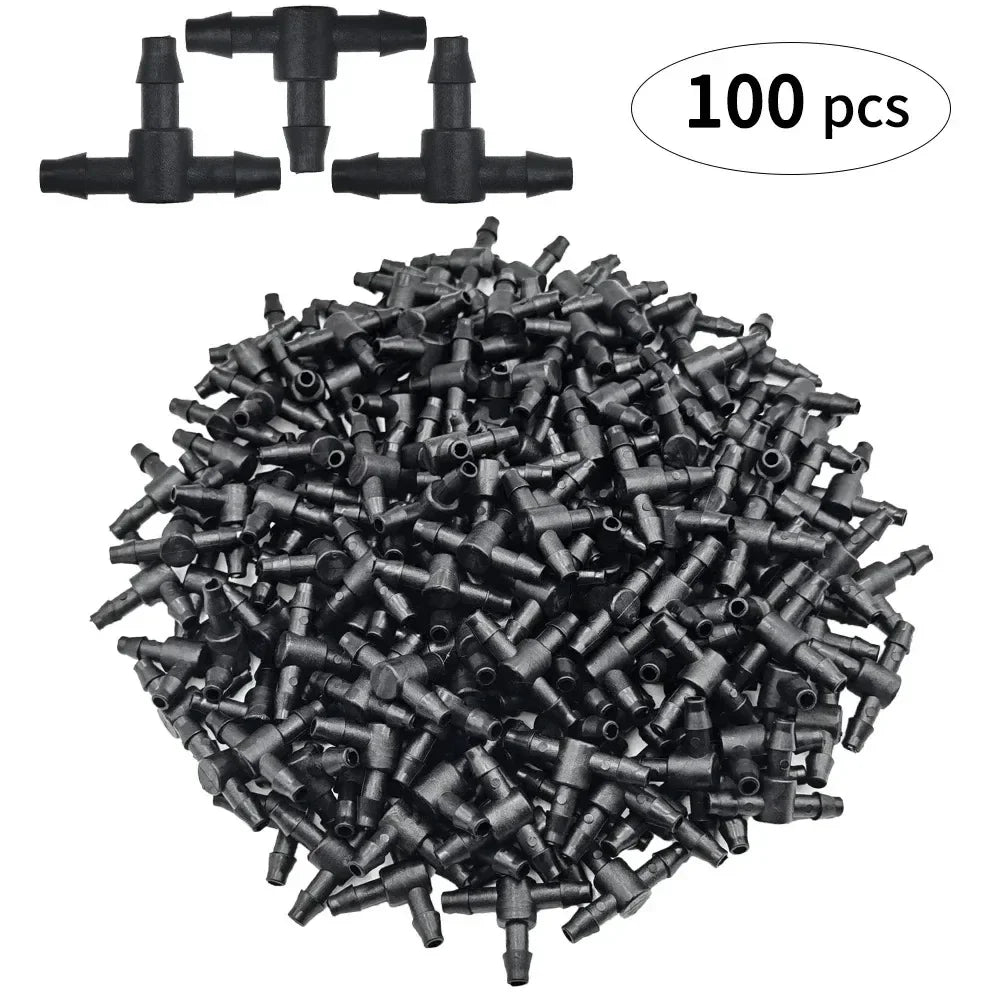 Adjustable Dripper Micro Nozzle Drip Irrigation Accessories PVC Hose DIY Garden Watering System Kit
