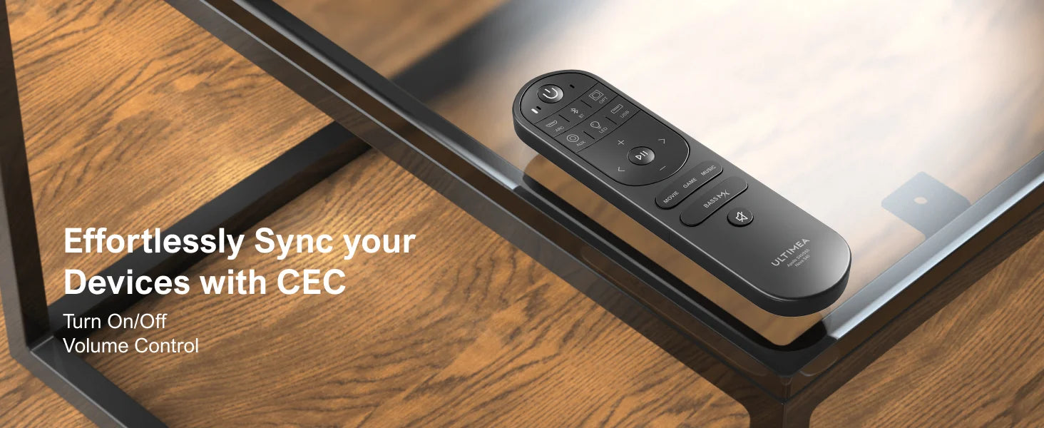 4.1 Channel Soundbar with Subwoofer - 200W Detachable Home Theater Tidesmit