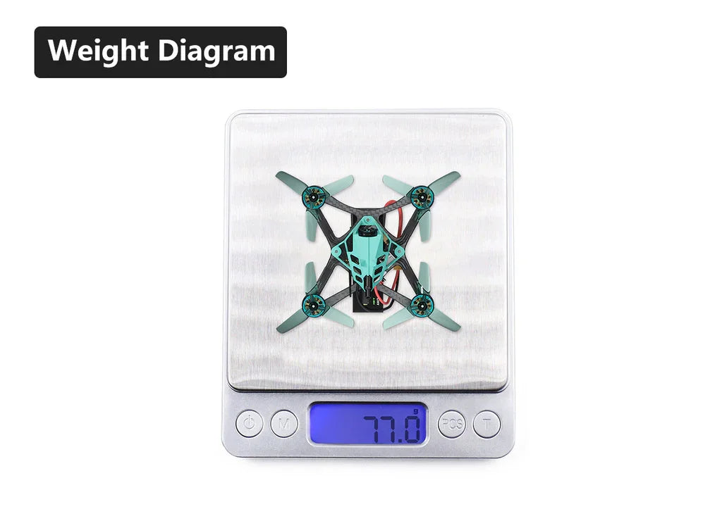 Nanofly20 2S 2-Inch FPV Camera Drone with O4 HD and ELRS Tidesmit