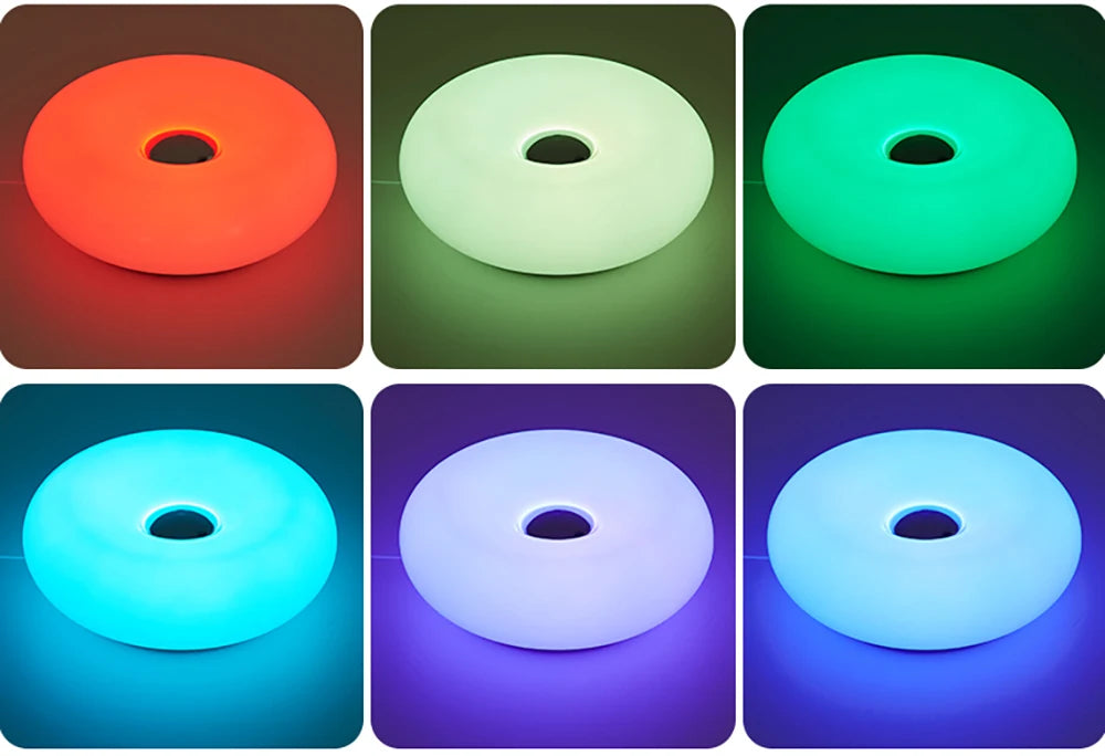 Bauhaus Ring Light: Minimalist Adjustable LED Table Lamp for Content Tidesmit