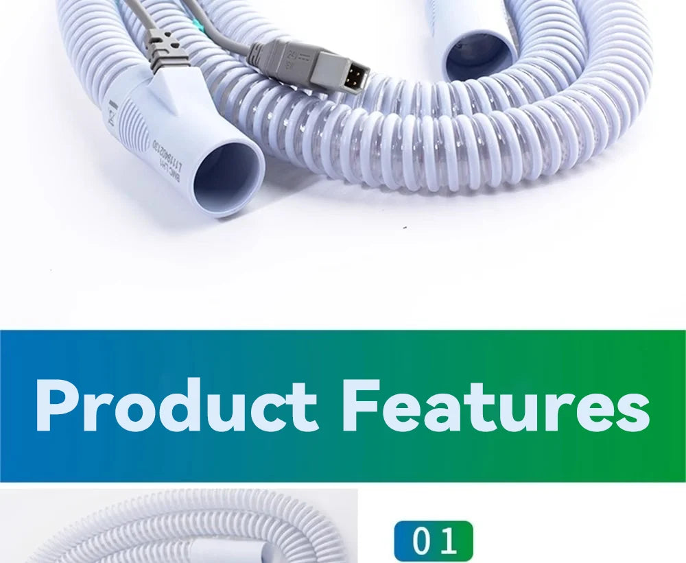 BMC G3 Series Heated Tubing For G3 CPAP BiPAP Machine Heated Air Range 20℃-37℃ CPAP Accessories Reduce Condensation Buildup
