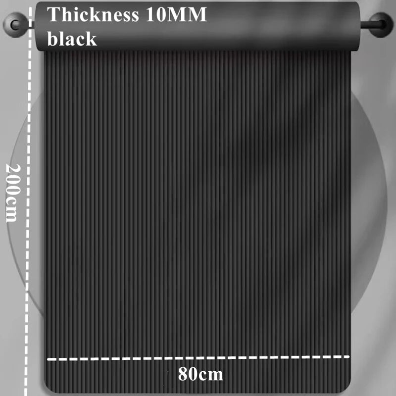 Thick 10mm 200x90cm Anti-slip Sport Fitness Mat  Yoga Mats Blanket  Exercise Yoga Pilate Gymnastics Mat Fitness Equipment Floor