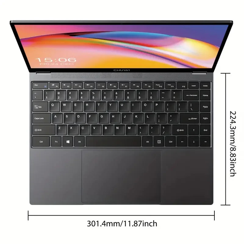CHUWI FreeBook 2-in-1 Touch Screen Laptop Laptop 13.4'' IntelN150 16GB LPDDR5 RAM 512GB SSD FHD 2520x1680 WiFi6 BT5.2 Windows 11