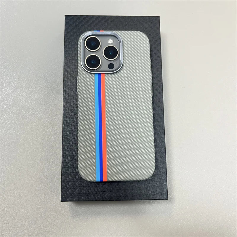 iPhone 16 Pro Max MagSafe Case | Carbon Fiber Shock-Absorbing Cover T2 Tidesmit