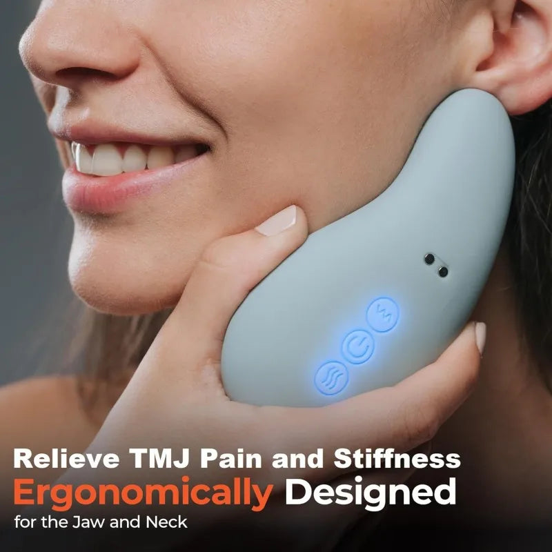 TMJ Jaw Massager for Neck Pain Relief - 10 Vibration Modes - Tidesmit Relaxation Treatment Tidesmit