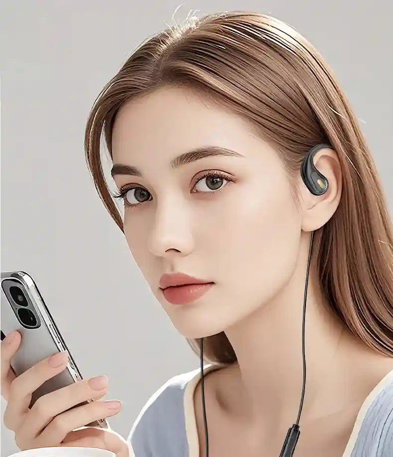 Wired Earbuds with Mic and 9D Surround Sound - USB-C & 3.5mm Options Tidesmit