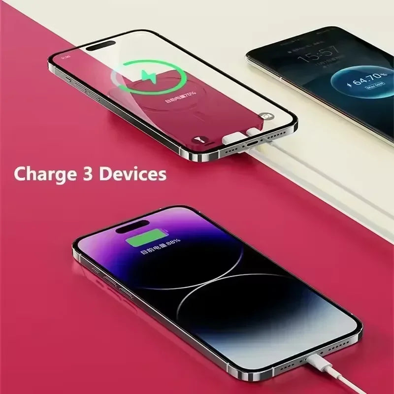 Tidesmit 100000mAh Magnetic Fast Charging Power Bank - High Capacity Tidesmit