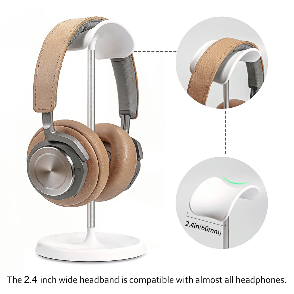 Curved Headphone Stand & Storage Tray for Over-Ear Headphones Tidesmit